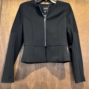 Zip up fitted jacket